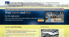Desktop Screenshot of greatlakesroofing.com